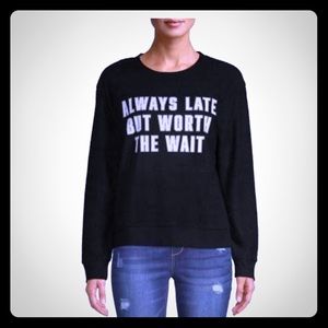 No Boundaries: Juniors: Cozy L Fashion Sweatshirt